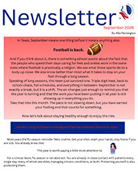 september 2026 newsletter